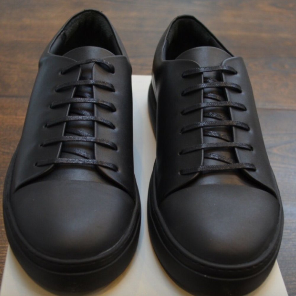 COS women's leather sneakers lace up Original retail $135